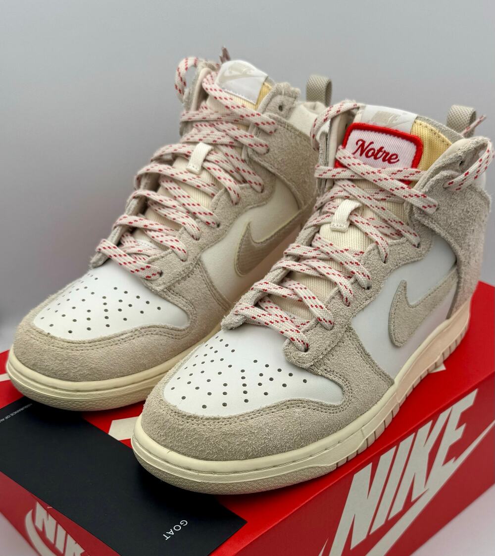 Nike Dunk High x Notre 'Light Orewood Brown' Sz 9 CW3092-100 # 398
